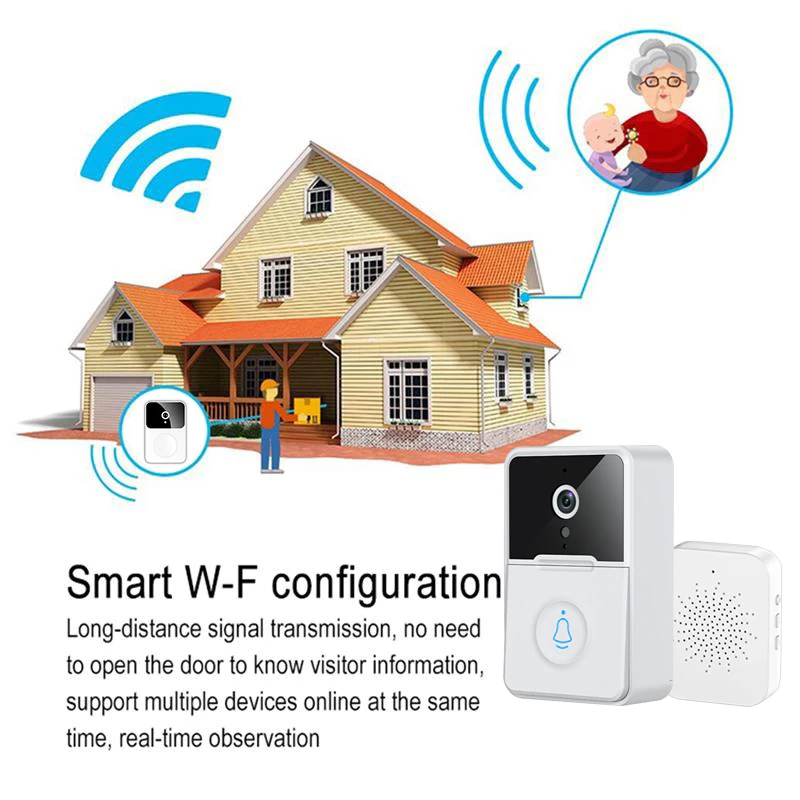 Wireless Security Smart WiFi Doorbell