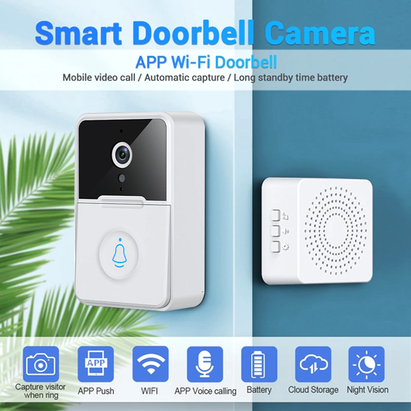 Wireless Security Smart WiFi Doorbell