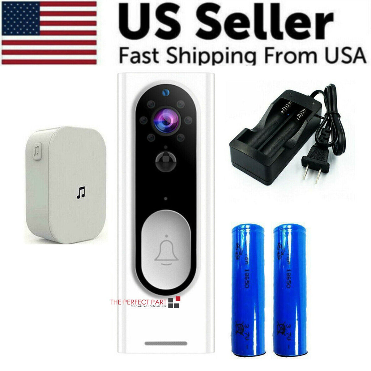 WiFi Ring Doorbell 1080P
