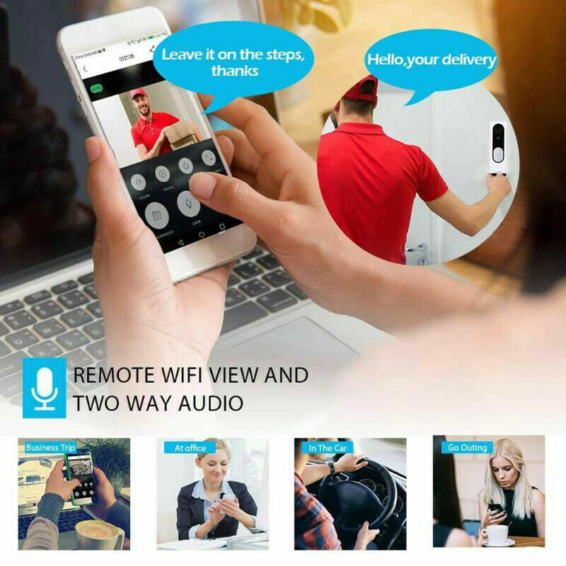 WiFi Ring Doorbell 1080P