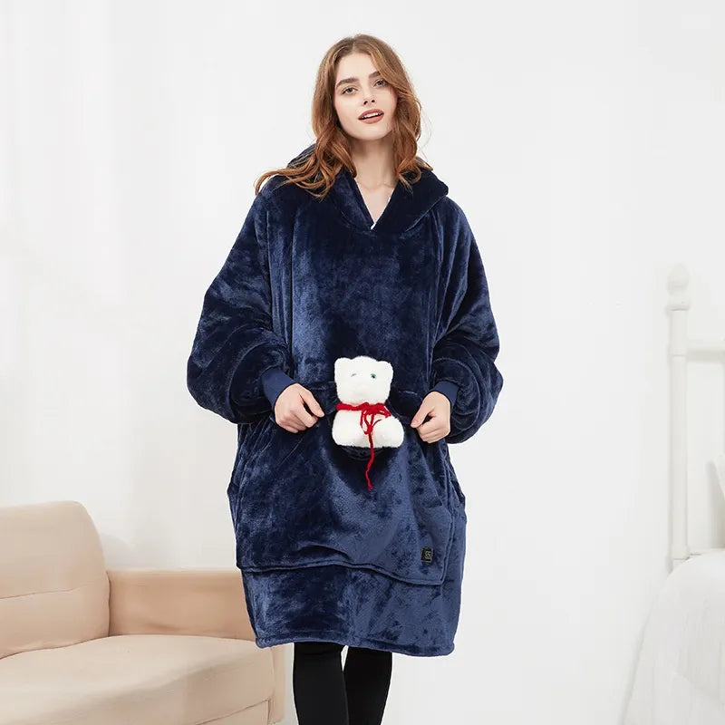 Electric Heating Blanket Hoodie - Pattern