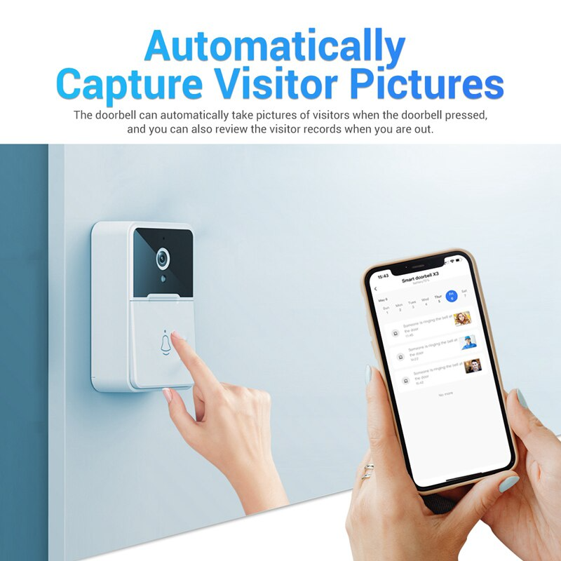 Wireless Security Smart WiFi Doorbell
