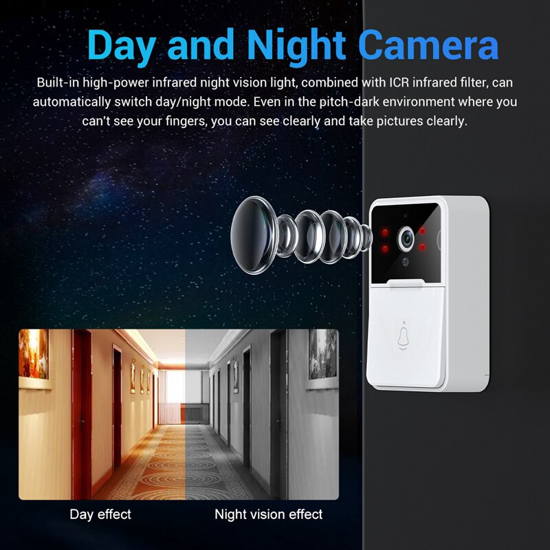 Wireless Security Smart WiFi Doorbell