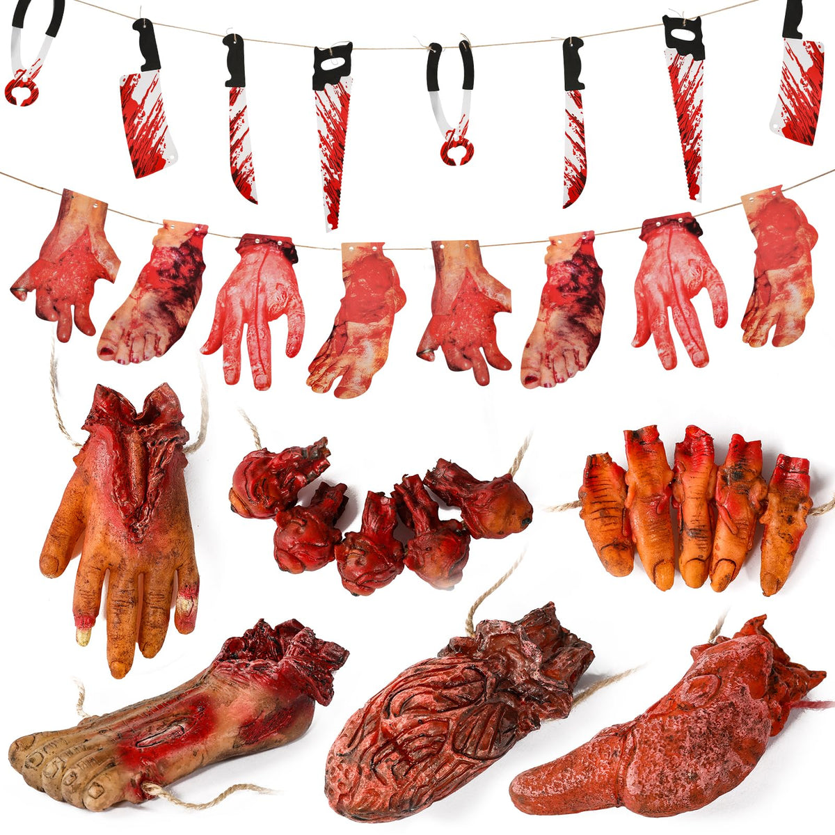 Weapon & Body part Garland