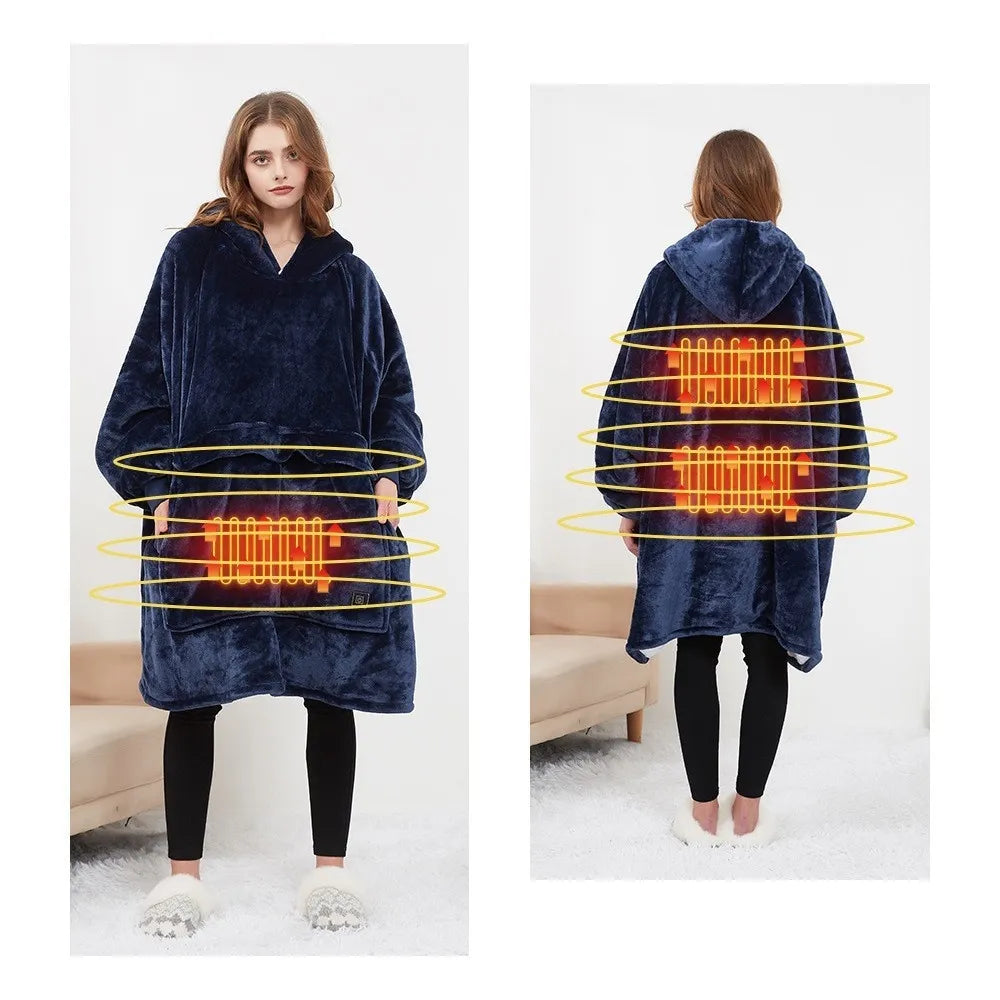 Electric Heating Blanket Hoodie - Pattern