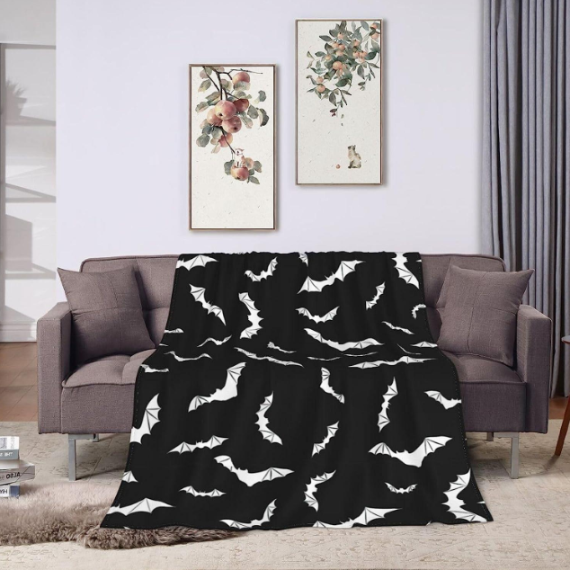 Bat Flannel Blanket