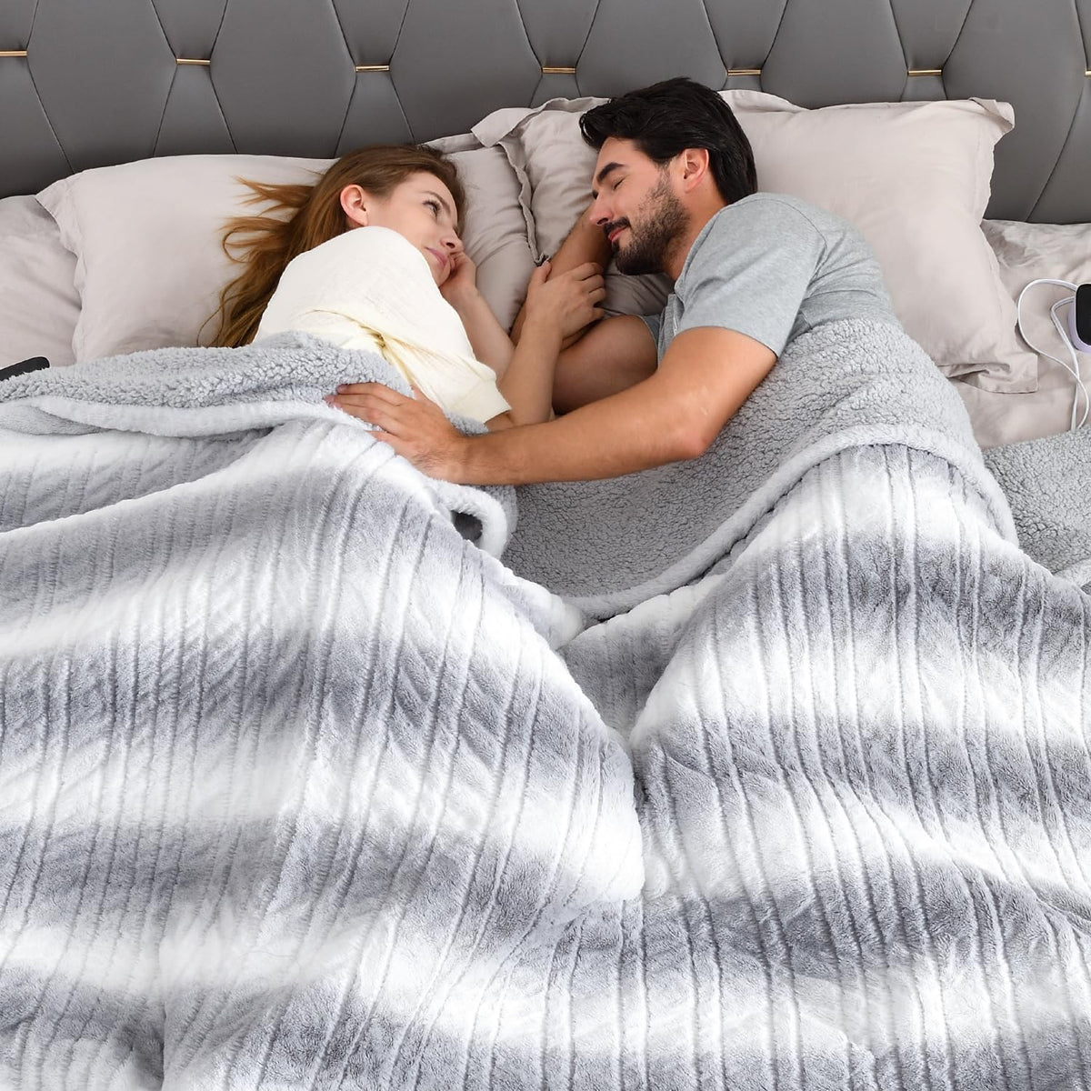 Faux Fur - Heated Blanket