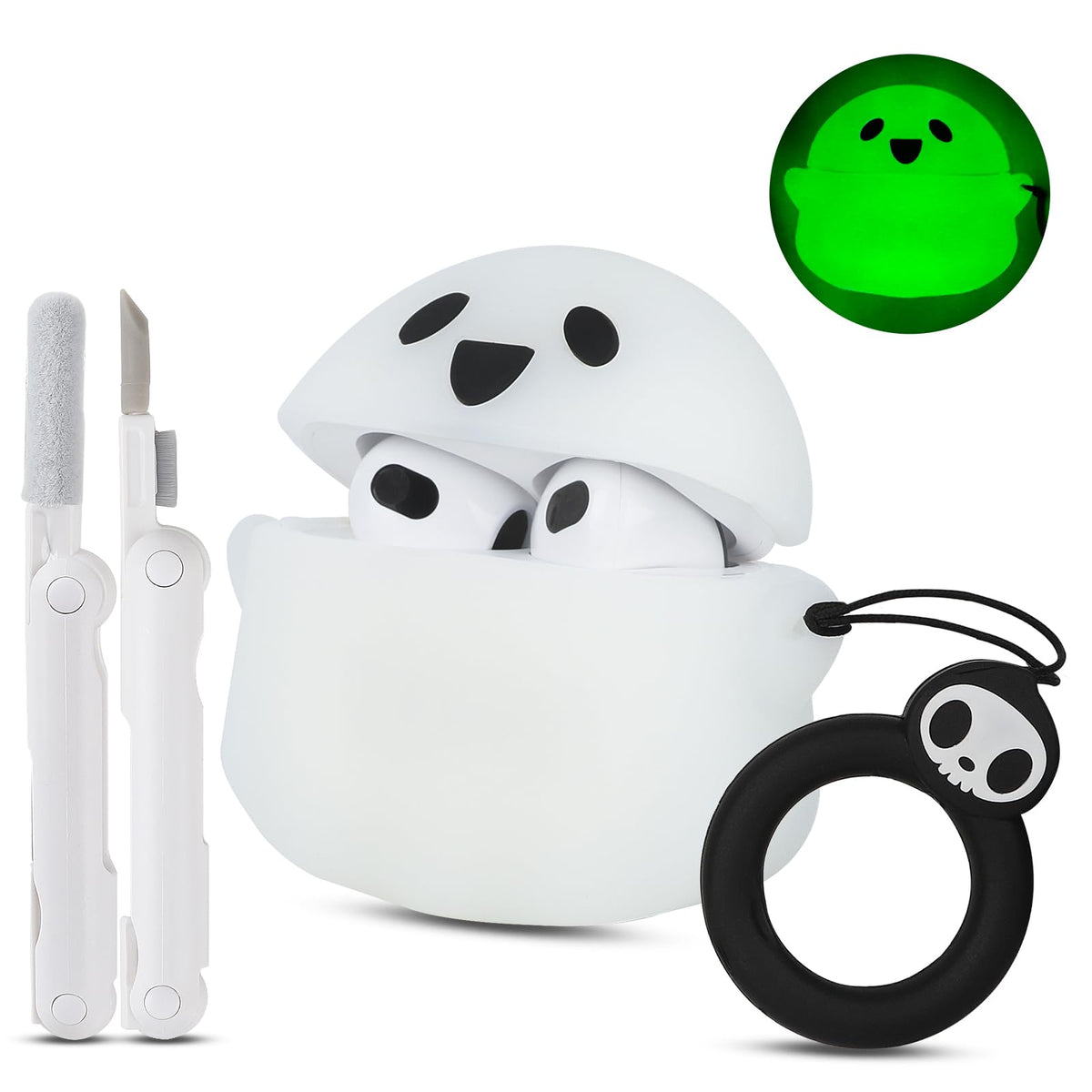 Glow in the dark- Ghost AirPod case